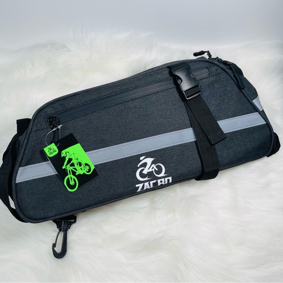 New 3 in 1 Shoulder/Handheld/Electric Ebike Pack Cargo Bag, 13L Waterproof Black - Picture 12 of 13